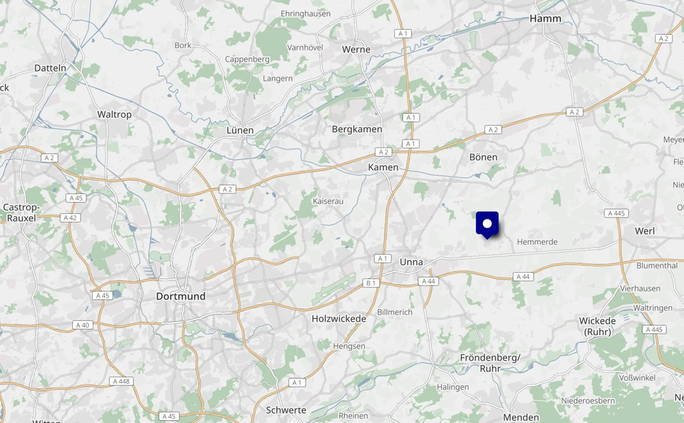 Karte – Lünerner Dorfstr. 3, Unna